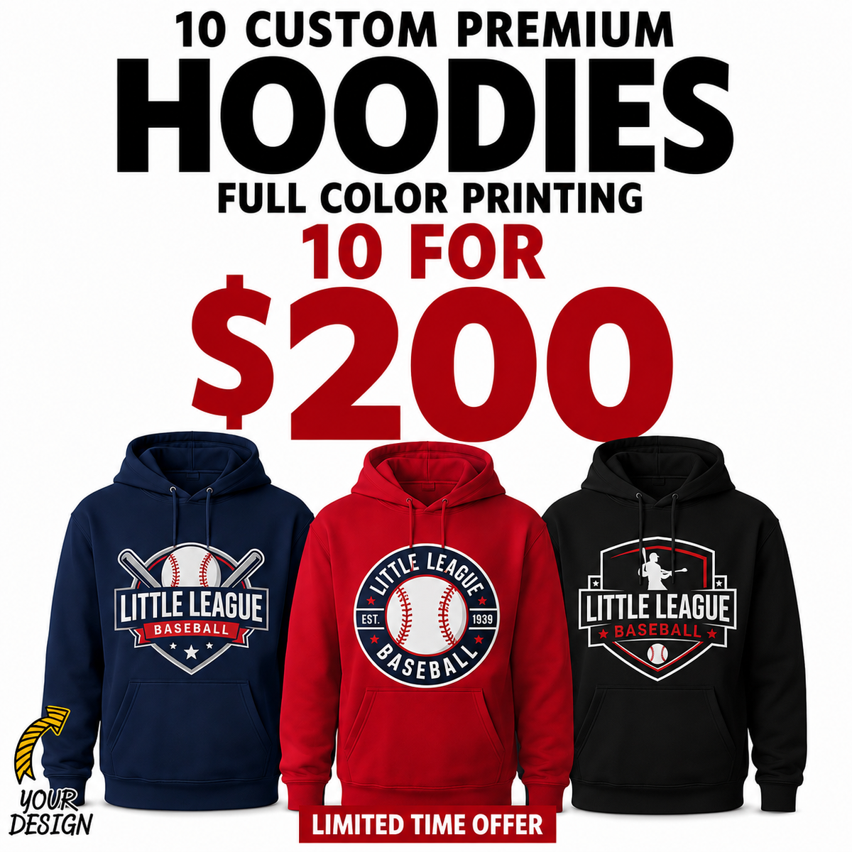 10 Custom Hoodies