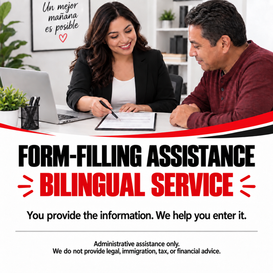 Clerical Help/Ayuda con Formularios
