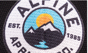Texture Twill Cad-Printz Patches