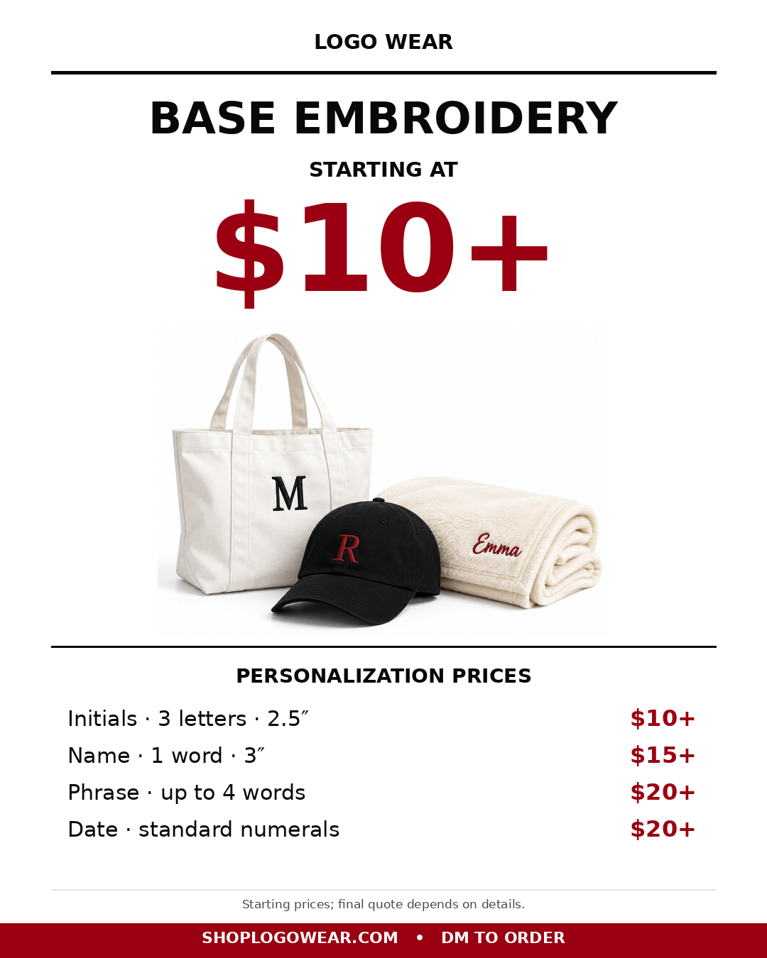 Base Embroidery