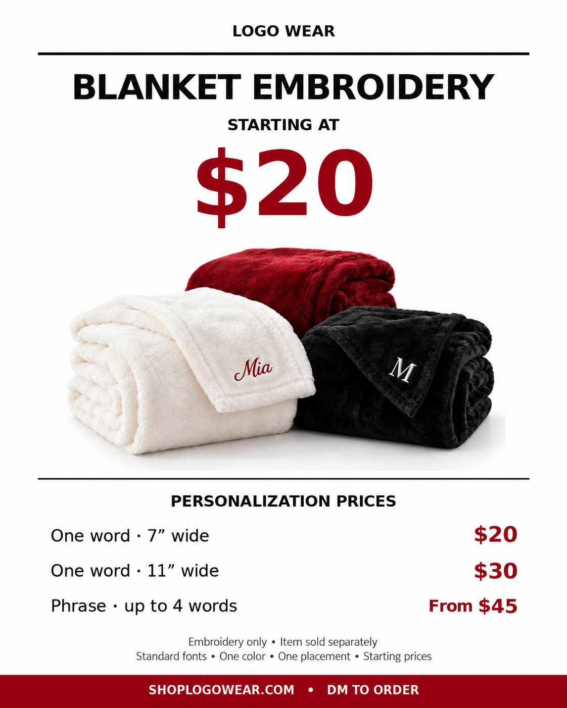 Blanket Embroidery